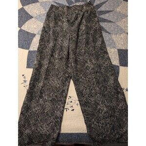 DIZZY LIZZY WOMENS PANTS SIZE M BLACK AND WHITE 80/90S DESIGN